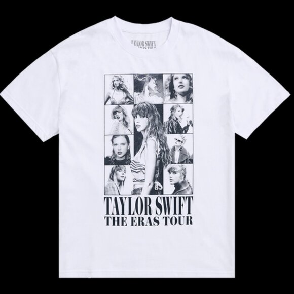 TAYLOR SWIFT THE ERAS TOUR WHITE T-SHIRT | L - Picture 1 of 6